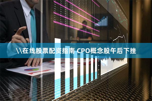 \在线股票配资指南 CPO概念股午后下挫