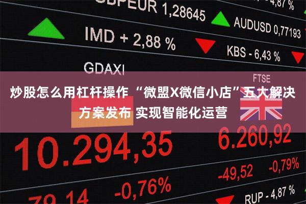 炒股怎么用杠杆操作 “微盟X微信小店”五大解决方案发布 实现智能化运营